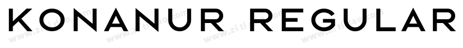 Konanur Regular字体转换
